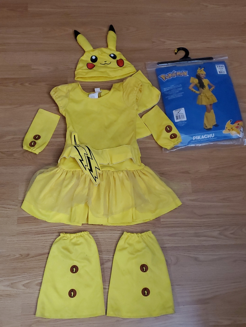 Girls Pikachu Costume